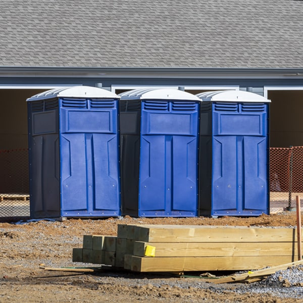 is there a specific order in which to place multiple portable restrooms in Howard